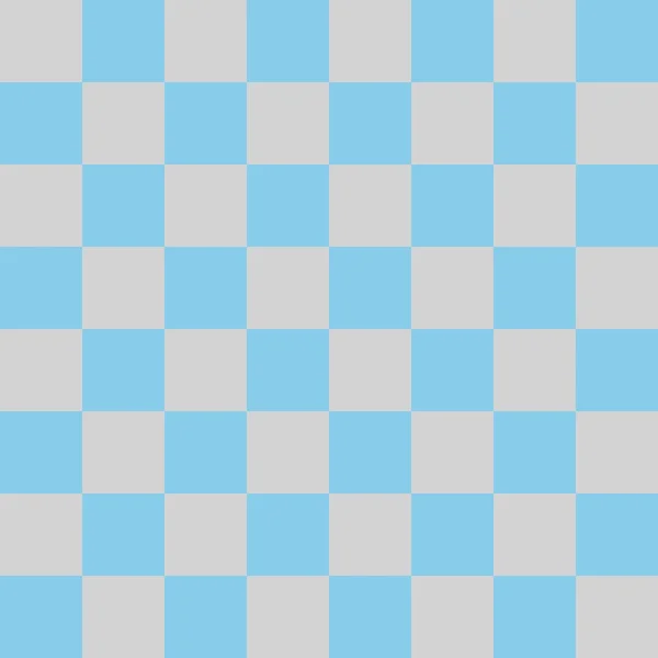 Checkerboard Och Sky Blå Och Ljusgrå Färger Checkerboard Schackbräda Konsistens — Stockfoto