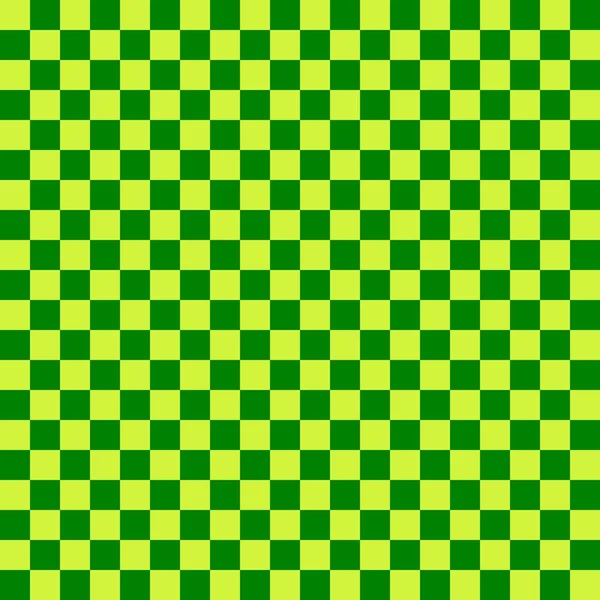 Två Färgpennor Grön Och Lime Färger Checkerboard Schackbräda Konsistens Kvadratmönster — Stockfoto