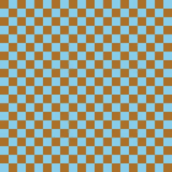 Två Färgpennor Sky Blå Och Bruna Färger Checkerboard Schackbräda Konsistens — Stockfoto