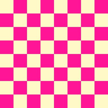 Dama tahtası 8 'e 8. Dama tahtasının koyu pembe ve bej renkleri. Satranç tahtası, dama tahtası dokusu. Kare deseni. Geçmişi. Tekrarlanabilir doku.