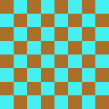 Dama tahtası 8 'e 8. Dama tahtasının kahverengi ve kahverengi renkleri. Satranç tahtası, dama tahtası dokusu. Kare deseni. Geçmişi. Tekrarlanabilir doku.