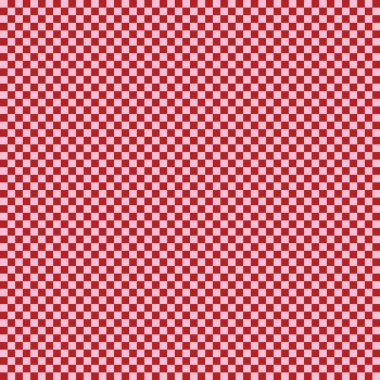 Çok küçük kareli dama tahtası. Dama tahtasının ateş tuğlası ve pembe renkleri. Satranç tahtası, dama tahtası dokusu. Kare deseni. Geçmişi. Tekrarlanabilir doku.