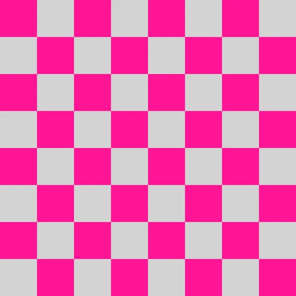 Checkerboard Par Couleurs Gris Clair Rose Foncé Damier Chessboard Texture — Photo