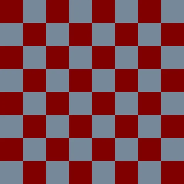 Checkerboard Och Ljus Slate Grey Och Maroon Färger Checkerboard Schackbräda — Stockfoto