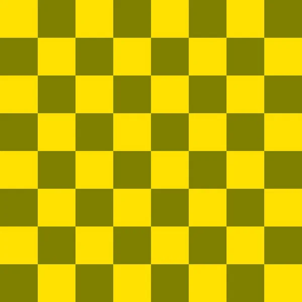 跳板8乘8 橄榄色和黄色的棋盘 棋盘棋盘质感正方形图案 可重复纹理 — 图库照片