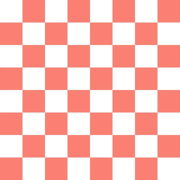 Checkerboard Par Saumon Blanc Couleurs Damier Chessboard Texture Damier Modèle — Photo