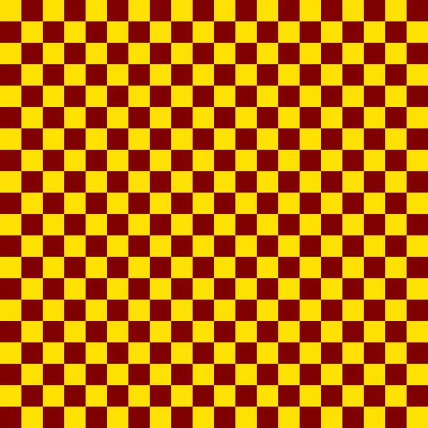 Two Color Checkerboard Maroon Yellow Colors Checkerboard Chessboard Checkerboard Texture — Stock Photo, Image