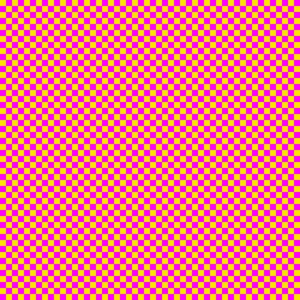 Checkerboard Com Quadrados Muito Pequenos Magenta Amarelo Cores Tabuleiro Xadrez — Fotografia de Stock