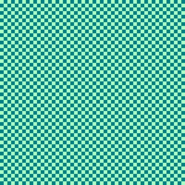 Checkerboard Com Quadrados Muito Pequenos Teal Mint Cores Xadrez Xadrez — Fotografia de Stock