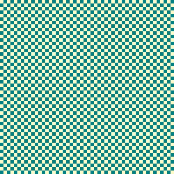 Checkerboard Very Small Squares Teal Beige Colors Checkerboard Chessboard Checkerboard — Stock Photo, Image