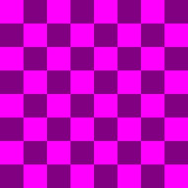Dama tahtası 8 'e 8. Dama tahtasının mor ve Magenta renkleri. Satranç tahtası, dama tahtası dokusu. Kare deseni. Geçmişi. Tekrarlanabilir doku.