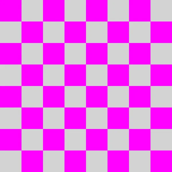Checkerboard Bij Lichtgrijs Magenta Kleuren Dambord Schaakbord Dambord Textuur Pleinen — Stockfoto