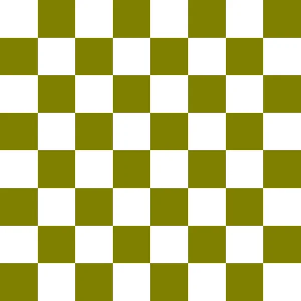 Checkerboard Bij Olive White Kleuren Dambord Schaakbord Dambord Textuur Pleinen — Stockfoto