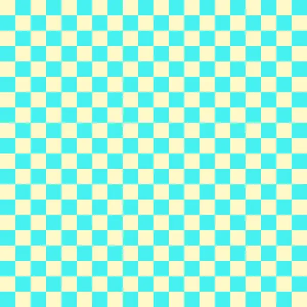 Två Färgpennor Cyan Och Beige Färger Checkerboard Schackbräda Konsistens Kvadratmönster — Stockfoto