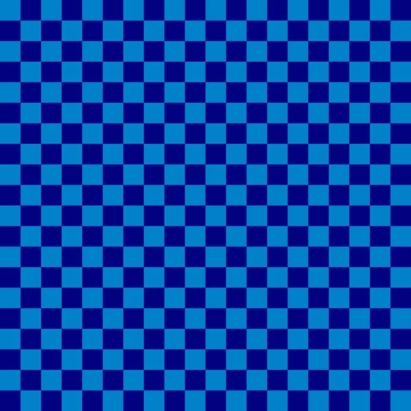 Two Color Checkerboard Navy Blue Colors Checkerboard Chessboard Checkerboard Texture — Stock Photo, Image