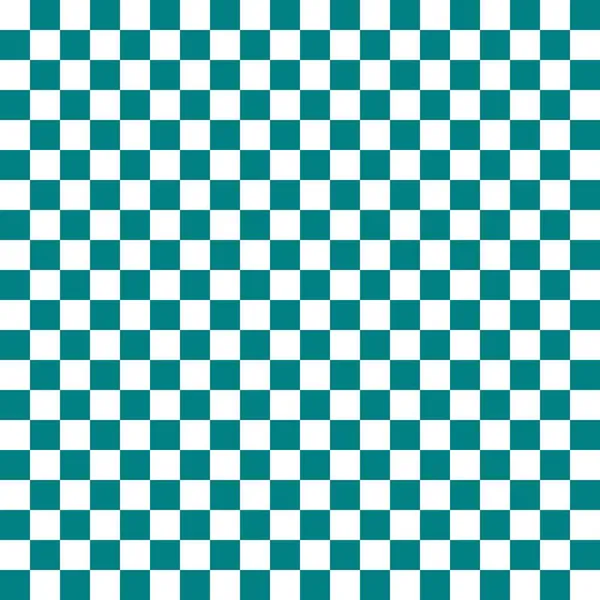 Två Färgpennor Teal Och Vita Färger Checkerboard Schackbräda Konsistens Kvadratmönster — Stockfoto