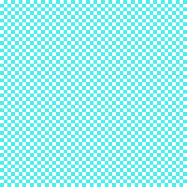 Checkerboard Com Quadrados Muito Pequenos Ciano Branco Cores Tabuleiro Xadrez — Fotografia de Stock