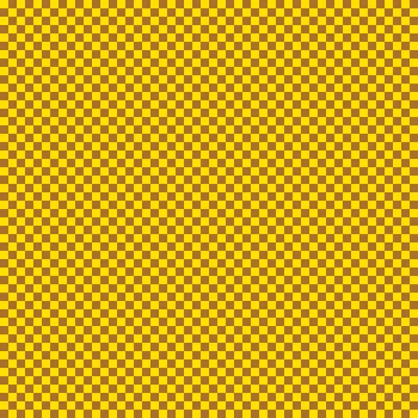 非常に小さな正方形のチェッカーボード チェッカーボードの茶色と黄色の色 チェスボード チェッカーボードのテクスチャ 正方形のパターン 繰り返される質感 — ストック写真