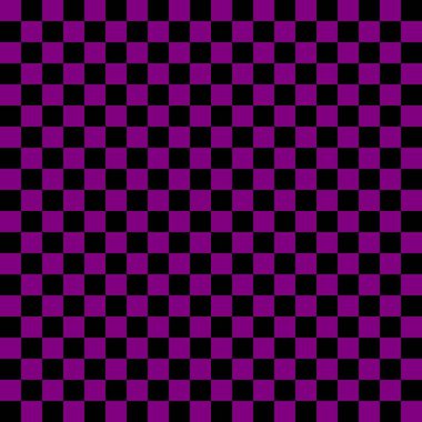 İki renkli dama tahtası. Siyah ve mor renkli dama tahtası. Satranç tahtası, dama tahtası dokusu. Kare deseni. Geçmişi. Tekrarlanabilir doku.