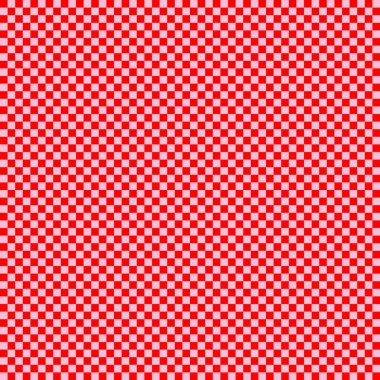 Çok küçük kareli dama tahtası. Dama tahtasının pembe ve kırmızı renkleri. Satranç tahtası, dama tahtası dokusu. Kare deseni. Geçmişi. Tekrarlanabilir doku.