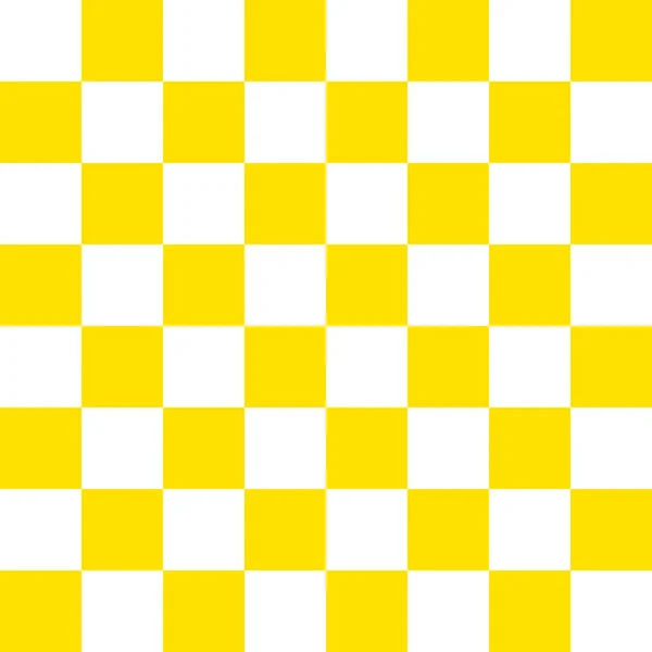 8のチェッカーボード チェックボードの黄色と白の色 チェスボード チェッカーボードのテクスチャ 正方形のパターン 繰り返される質感 — ストック写真