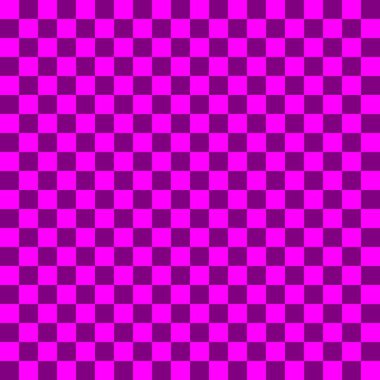 İki renkli dama tahtası. Dama tahtasının mor ve Magenta renkleri. Satranç tahtası, dama tahtası dokusu. Kare deseni. Geçmişi. Tekrarlanabilir doku.