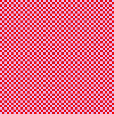 Çok küçük kareli dama tahtası. Lavanta ve kırmızı satranç tahtası renkleri. Satranç tahtası, dama tahtası dokusu. Kare deseni. Geçmişi. Tekrarlanabilir doku.