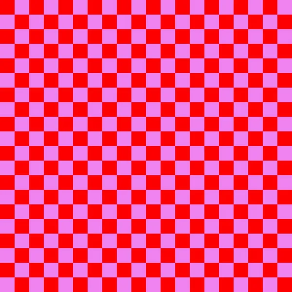 两个彩色棋盘 紫红色和红色的棋盘 棋盘棋盘质感正方形图案 可重复纹理 — 图库照片