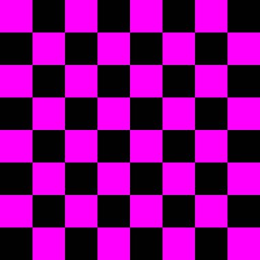 Dama tahtası 8 'e 8. Siyah ve Magenta renginde dama tahtası. Satranç tahtası, dama tahtası dokusu. Kare deseni. Geçmişi. Tekrarlanabilir doku.