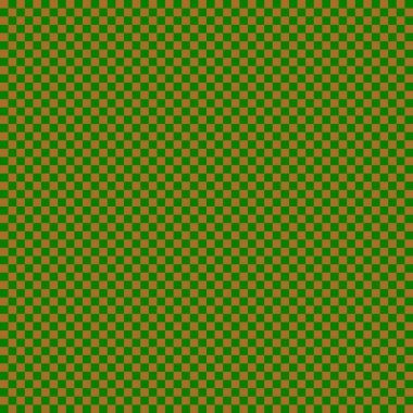 Çok küçük kareli dama tahtası. Dama tahtasının yeşil ve kahverengi renkleri. Satranç tahtası, dama tahtası dokusu. Kare deseni. Geçmişi. Tekrarlanabilir doku.