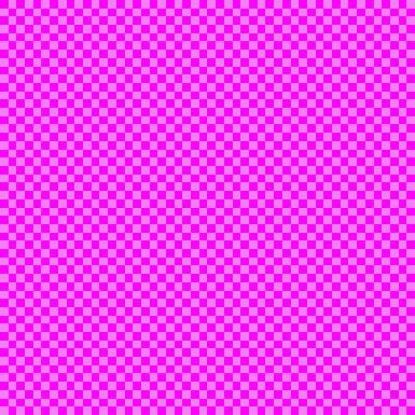 Çok küçük kareli dama tahtası. Violet ve Magenta renginde dama tahtası. Satranç tahtası, dama tahtası dokusu. Kare deseni. Geçmişi. Tekrarlanabilir doku.