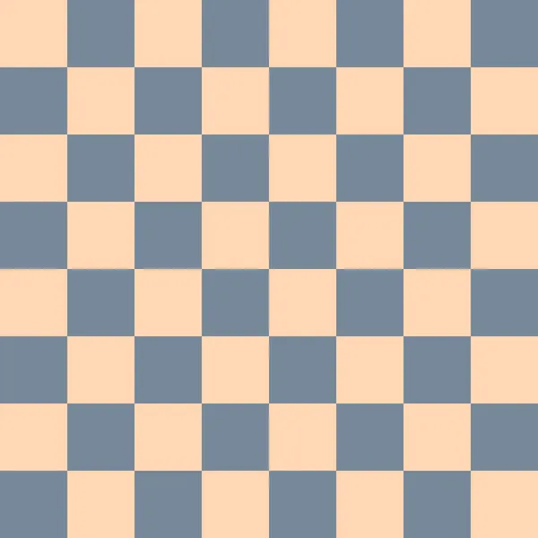 Checkerboard Par Couleurs Gris Ardoise Clair Abricot Damier Chessboard Texture — Photo