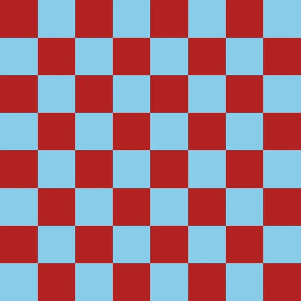 Checkerboard Par Bleu Ciel Couleurs Briques Feu Damier Chessboard Texture — Photo