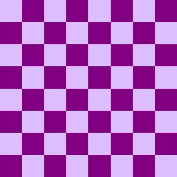 Checkerboard Och Lila Och Lavendel Färger Checkerboard Schackbräda Konsistens Kvadratmönster — Stockfoto