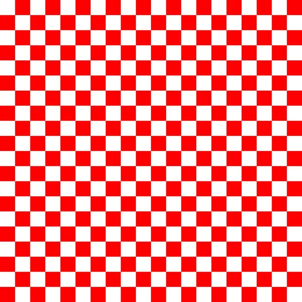 Dois Xadrez Cores Cores Vermelhas Brancas Xadrez Xadrez Textura Tabuleiro — Fotografia de Stock