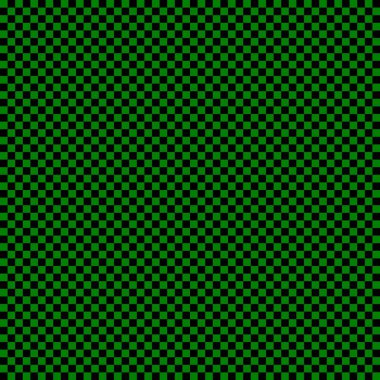 Çok küçük kareli dama tahtası. Dama tahtasının siyah ve yeşil renkleri. Satranç tahtası, dama tahtası dokusu. Kare deseni. Geçmişi. Tekrarlanabilir doku.