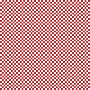 Çok küçük kareli dama tahtası. Ateş tuğlası ve beyaz satranç tahtası renkleri. Satranç tahtası, dama tahtası dokusu. Kare deseni. Geçmişi. Tekrarlanabilir doku.