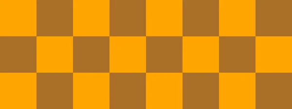 Διαφημιστικό Πανό Καφέ Και Πορτοκαλί Χρώματα Της Σκακιέρας Μεγάλες Πλατείες — Φωτογραφία Αρχείου