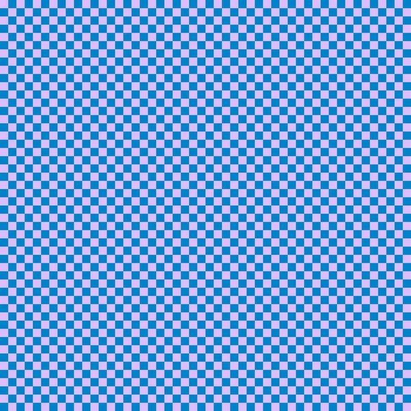 非常に小さな正方形のチェッカーボード チェッカーボードの青とラベンダーの色 チェスボード チェッカーボードのテクスチャ 正方形のパターン 繰り返される質感 — ストック写真
