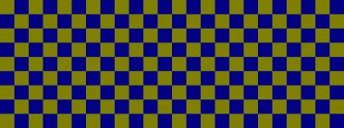 Dama pankartı. Donanma ve zeytin renginde dama tahtası. Küçük kareler, küçük hücreler. Satranç tahtası, dama tahtası dokusu. Kare deseni. Geçmişi. Tekrarlanabilir doku.