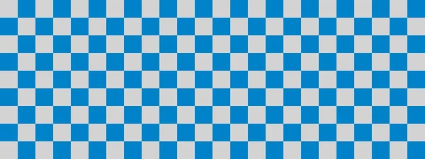 Checkerboardbanderoll Blå Och Ljusgrå Färger Schackbräda Små Rutor Små Celler — Stockfoto