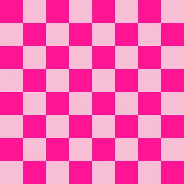 Szor Sakktábla Rózsaszín Mély Rózsaszín Színű Dáma Sakktábla Sakktábla Textúra — Stock Fotó