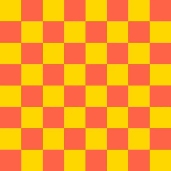 Checkerboard Por Tomate Ouro Cores Xadrez Xadrez Textura Tabuleiro Xadrez — Fotografia de Stock