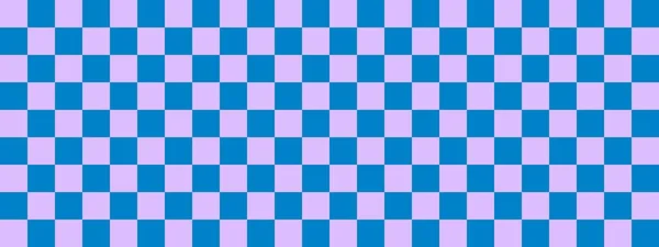 Bandeira Quadro Controlo Cores Azul Lavanda Tabuleiro Xadrez Quadrados Pequenos — Fotografia de Stock