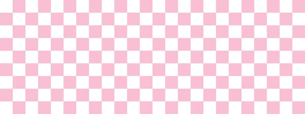 Bandeira Quadro Controlo Cores Rosa Branco Xadrez Quadrados Pequenos Células — Fotografia de Stock