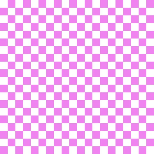 Two Color Checkerboard Violet White Colors Checkerboard Chessboard Checkerboard Texture — Stock Photo, Image