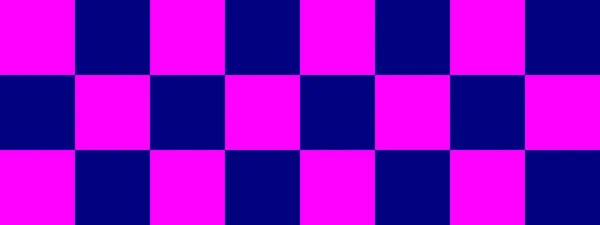 Bandiera Della Scacchiera Colori Navy Magenta Della Scacchiera Grandi Quadrati — Foto Stock