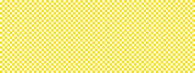 Dama pankartı. Dama tahtasının sarı ve beyaz renkleri. Küçük kareler, küçük hücreler. Satranç tahtası, dama tahtası dokusu. Kare deseni. Geçmişi. Tekrarlanabilir doku.