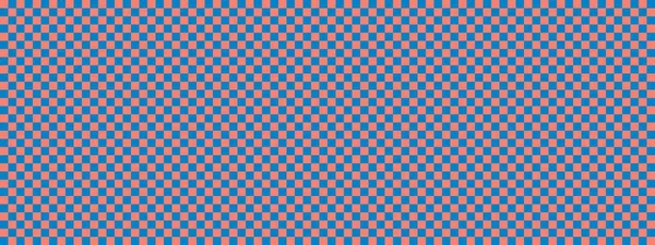 Checkerboard Banner Blue Salmon Colors Checkerboard Small Squares Small Cells — Stock Photo, Image