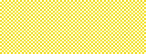 Bandeira Quadro Controlo Cores Amarelas Brancas Xadrez Quadrados Pequenos Células — Fotografia de Stock